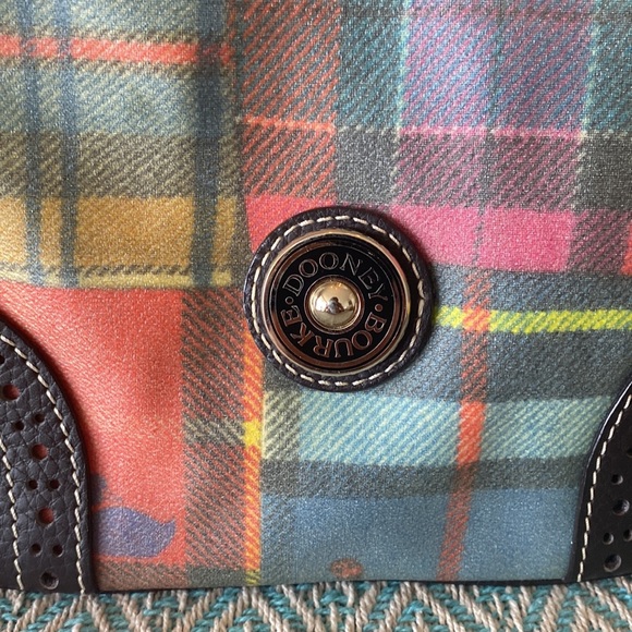 Dooney & Burke Purse (Multi-Color / Lady Bug) w/Gold Hardware. - Picture 3 of 11